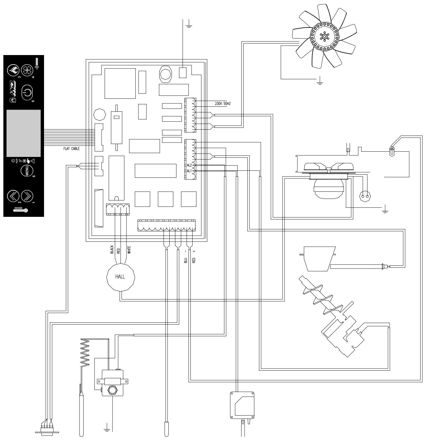 MCZ OMEGA - SCHEMA ÉLECTRIQUE SATURN-OMEGA- PLANET - 1