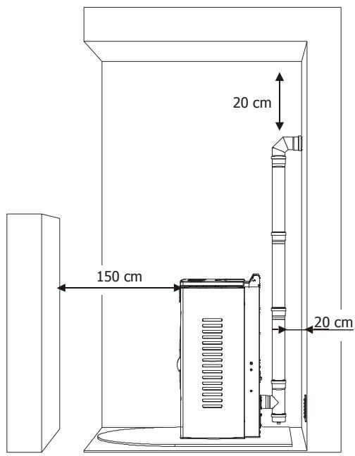 MCZ OMEGA - EMPLACEMENT POUR L'INSTALLATION - 4