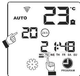 MCZ SOLAR - Début de la programmation : lundi - 6