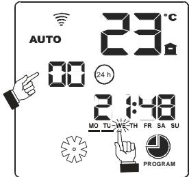 MCZ SOLAR - Début de la programmation : lundi - 8