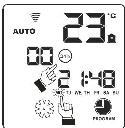 MCZ SOLAR - Début de la programmation : lundi - 3