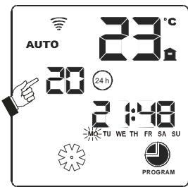 MCZ SOLAR - Début de la programmation : lundi - 4