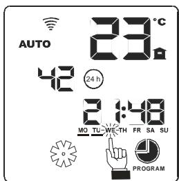 MCZ SOLAR - Début de la programmation : lundi - 7