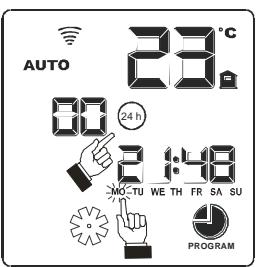 MCZ SUITE COMFORT AIR - Configuration d'un programme journalier - 6