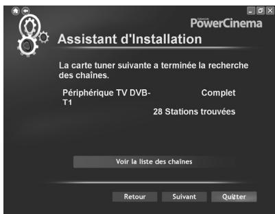 HAUPPAGE HVR-900 HD - Recherche des chaînes TNT - 3