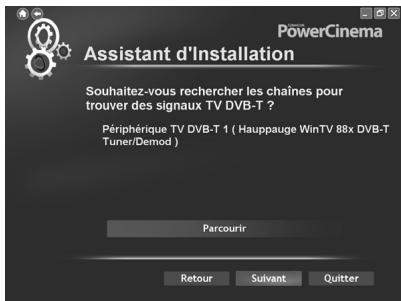 HAUPPAGE HVR-900 HD - Recherche des chaînes TNT - 2