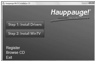 HAUPPAGE HVR-900 HD - Installation des pilotes - 2