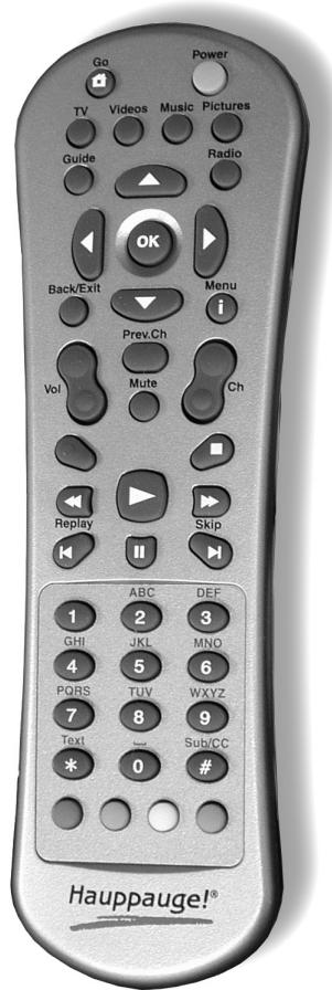 HAUPPAGE HVR-900 HD - Utilisation de la télécommande - 1