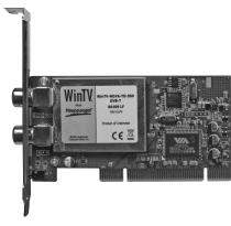 HAUPPAGE NOVA-TD-500/T-PCI - La carte WinTV-NOVA-TD-500 ou WinTV-NOVA-T PCI - 1