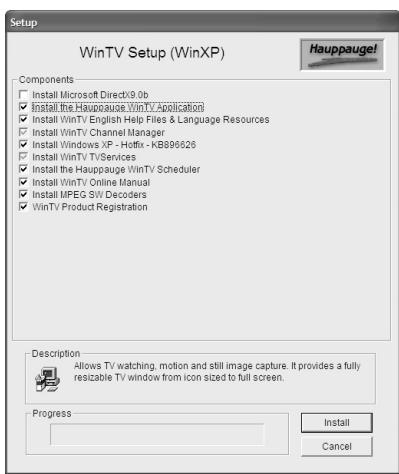 HAUPPAGE WINTV-CI - Vérickation de l'installation du WinTV-Cl - 2