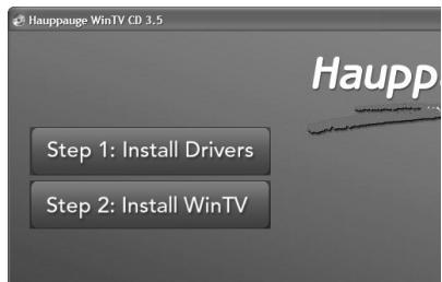 HAUPPAGE WINTV-CI - Installation des pilotes de votre WinTV, du WinTV-Cl et des applications WinTV - 2