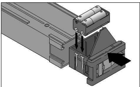 HILTI PD10 - Comment mettre les piles - 2