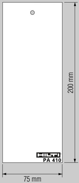 HILTI PD10 - Plaquette-cible - 1
