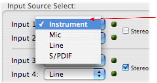 LINE 6 GEARBOX 3.5 - Utilisation des entrées 1 et 2 avec l'application indépendante GearBox - 1