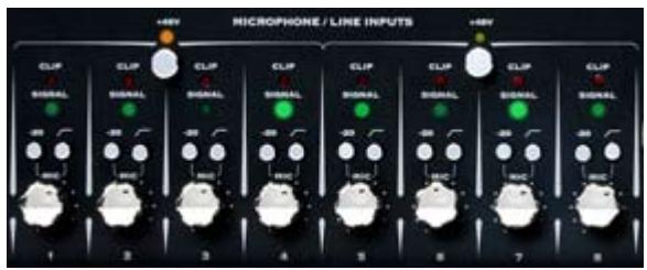 LINE 6 GEARBOX 3.5 - Réglages des entrées micro - 1