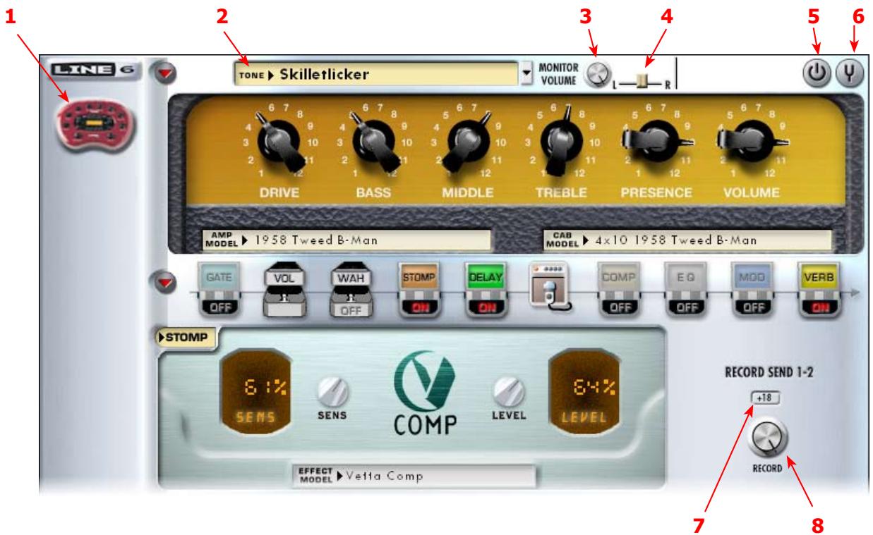 LINE 6 GEARBOX 3.5 - Gearbox - Réglages et fonctionnement - 1