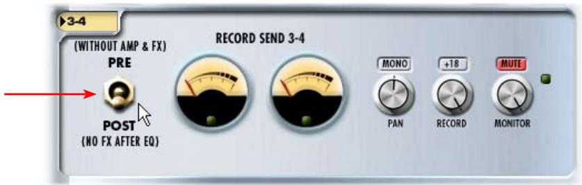 LINE 6 GEARBOX 3.5 - Départ d'enregistrement pré/post - 2