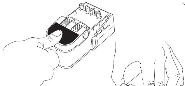 LINE 6 TAP TREMOLO - Battery Access Instructions - 1