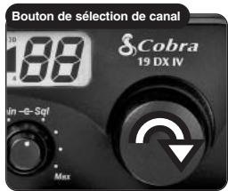 COBRA 19DXC - Pour régler la sensibilité : - 1
