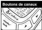 COBRA CXT450C - Pour balayer les codes de confidentialité: - 2