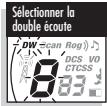 COBRA MT 800 - Pour programmer ou modifier l'emplacement de double écoute n° 2 et activer le mode de double écoute : - 2