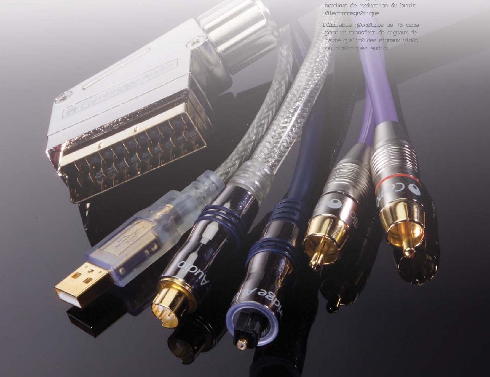 CAMBRIDGE AUDIO AZUR - Interconnexions - 1