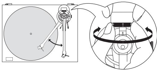 CAMBRIDGE AUDIO TT50 - Ajustement de la cartouche - 2