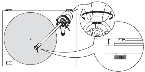 CAMBRIDGE AUDIO TT50 - Ajustement de la cartouche - 1