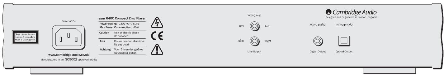 CAMBRIDGE AUDIO AZUR 640C - Stop [Parar] - 1