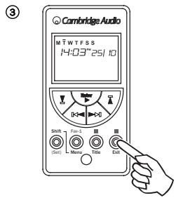 CAMBRIDGE AUDIO INCOGNITO LK10 - Menu de réglage - 4