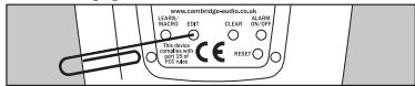 CAMBRIDGE AUDIO INCOGNITO LR10 - TIMER /REVEIL - 2