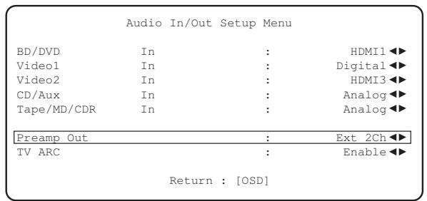 CAMBRIDGE AUDIO AZUR 551R - Sortie de préampli 7.1 - 3