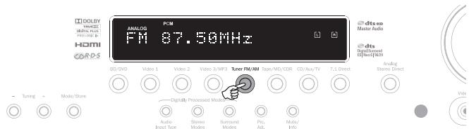 CAMBRIDGE AUDIO AZUR 551R - Utilisation du tuner - 1