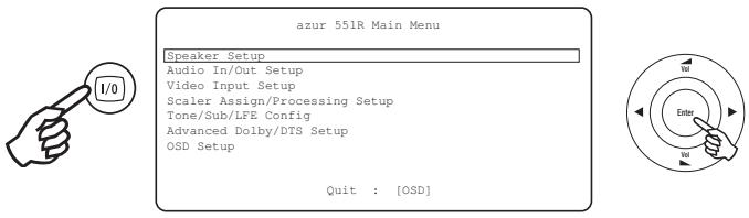 CAMBRIDGE AUDIO AZUR 551R - Configuration des enceintes - 3
