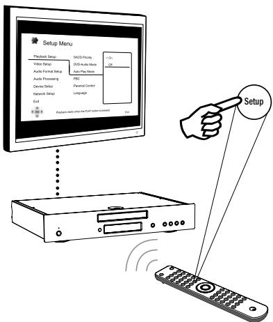 CAMBRIDGE AUDIO AZUR 752BD - Menu de configuration - 1
