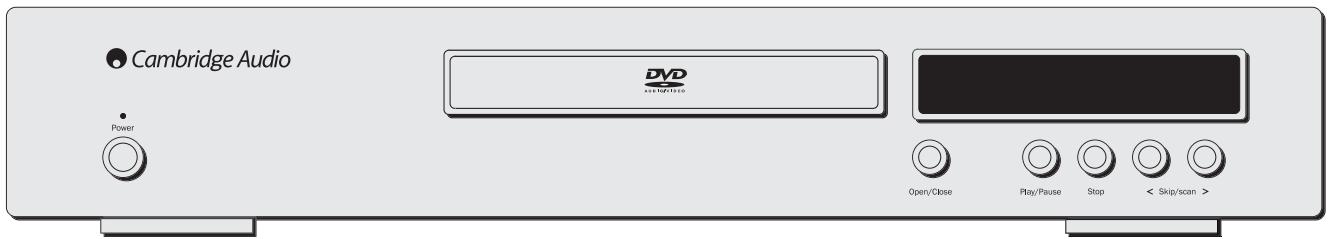 CAMBRIDGE AUDIO DVD80 SERIES - CONTROLES DEL PANEL FRONTAL - 1
