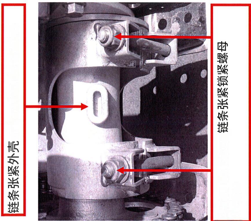 链条张力外壳 链条张力锁定螺母