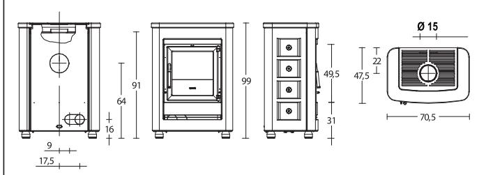 SEGUIN E 926 - Données techniques et dimensions : - 1