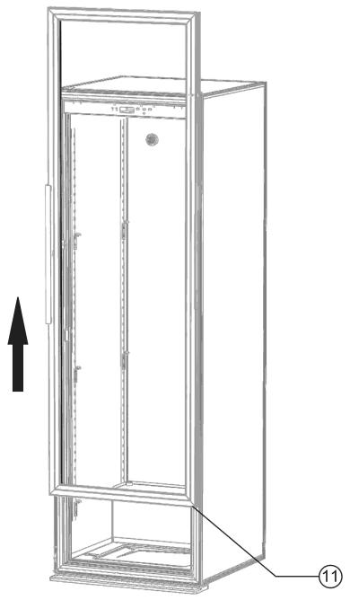 LA SOMMELIERE CTV140 - Alternative hanging of the door (excepted door with lock) - 2