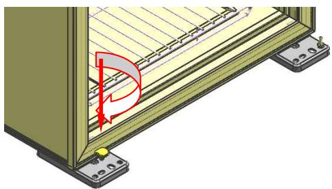 LA SOMMELIERE CTV140 - Inverser les supports de la porte - 1