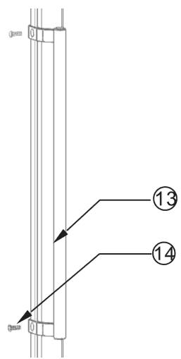 LA SOMMELIERE CTV140 - Installing the handle of door - 1
