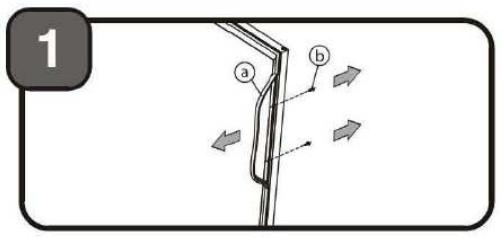 LA SOMMELIERE TR3V180 - Handle installation instruction - 1