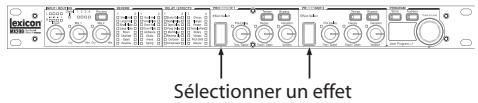 LEXICON MX200 - Sélection des effets - 1