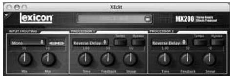 LEXICON MX200 - Fenêtre des programmes de mx-edit - 1