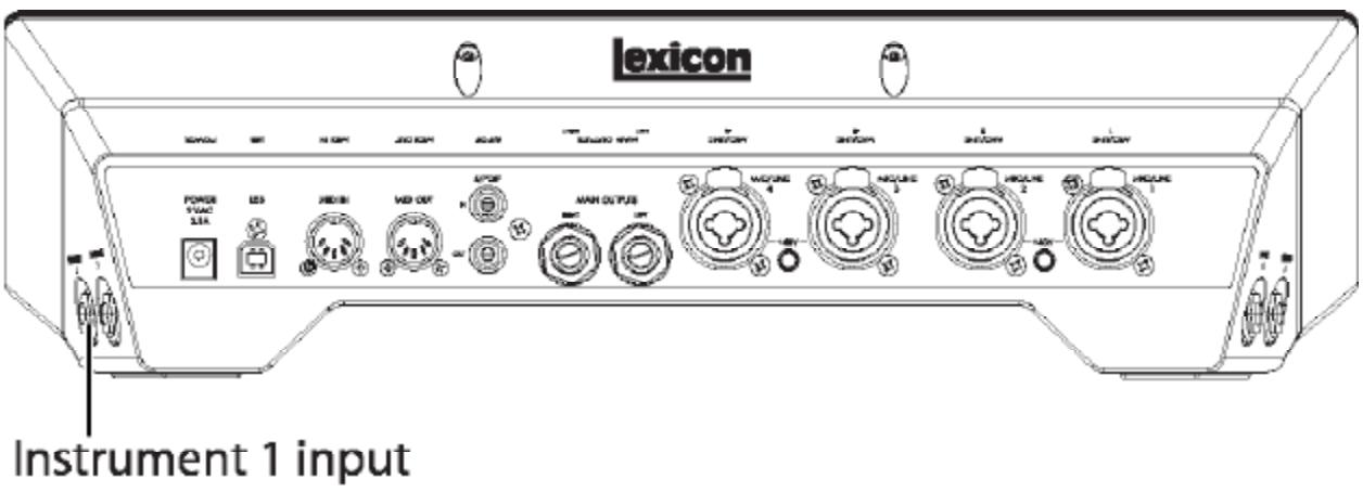 LEXICON I-ONIX U42S - Connectez la guitare - 2