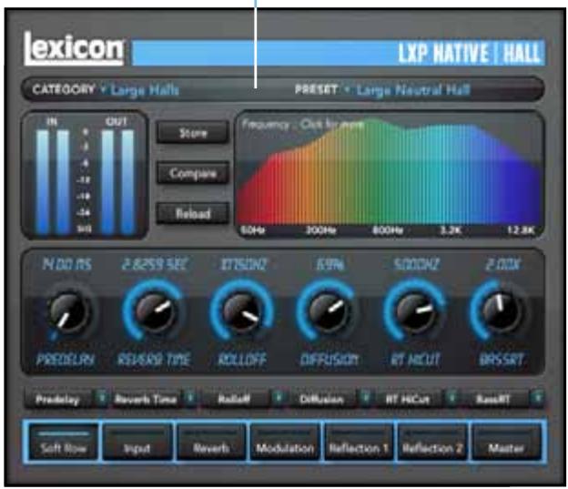 LEXICON LXP NATIVE - Presets - 1
