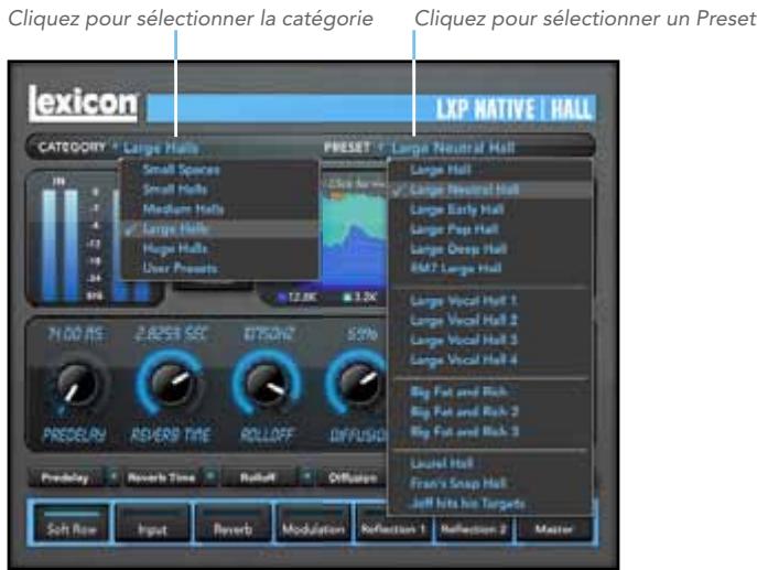 LEXICON LXP NATIVE - Chargement d'une catégorie ou d'un Preset - 1