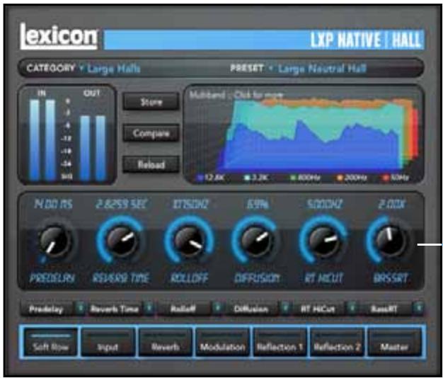 LEXICON LXP NATIVE - Boutons de paramètres - 1