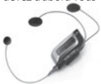 CARDO SCALA RIDER G4 POWERSET - FIXER LA PINCE POUR MICROPHONE FILAIRE SUR UN CASQUE INTÉGRAL - 1