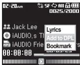 COWON IAUDIO 7 - Utilisation de la liste de lecture dynamique (DPL) - 3